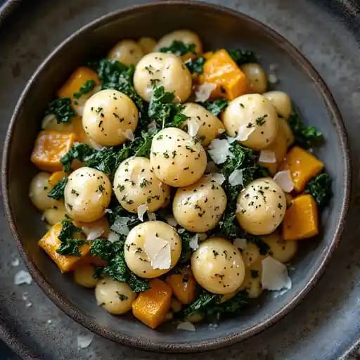 RICOTTA GNOCCHI recipe served on a plate, by Table 33 RICOTTA GNOCCHI recipe served on a plate, by Table 33
