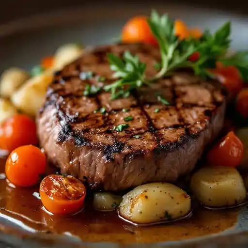 Northwest Tenderloin Filet recipe served on a plate, by Anthony's at Sinclair Inlet Northwest Tenderloin Filet recipe served on a plate, by Anthony's at Sinclair Inlet