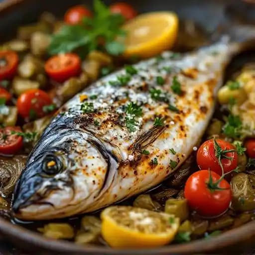 SALT BAKED SEA BASS