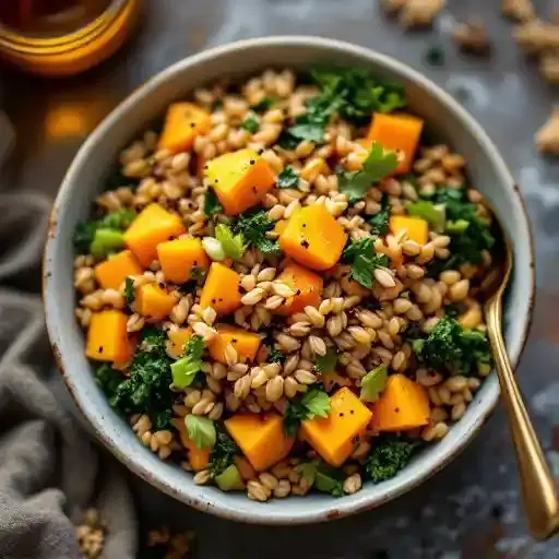 Autumn Farro with Butternut Squash