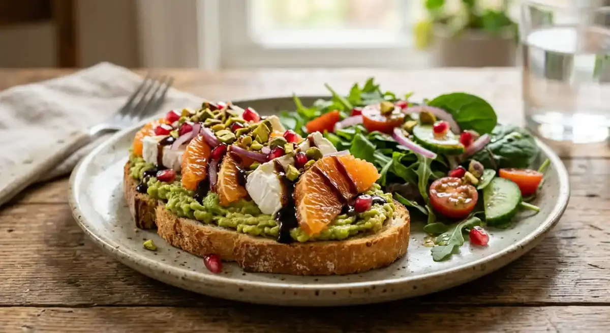 avocado toast recipe served on a plate, by Fox on John avocado toast recipe served on a plate, by Fox on John