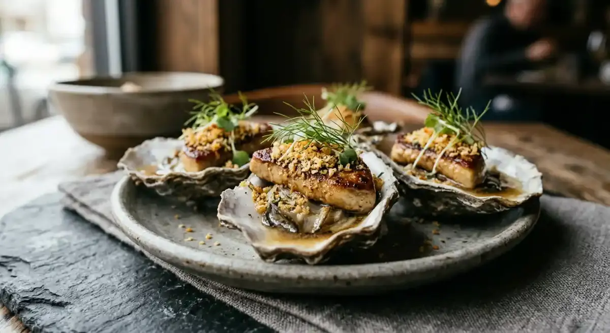 ROASTED FOIE GRAS OYSTERS