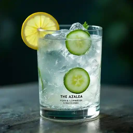 THE AZALEA recipe served in a glass, by South City Kitchen Midtown THE AZALEA recipe served in a glass, by South City Kitchen Midtown