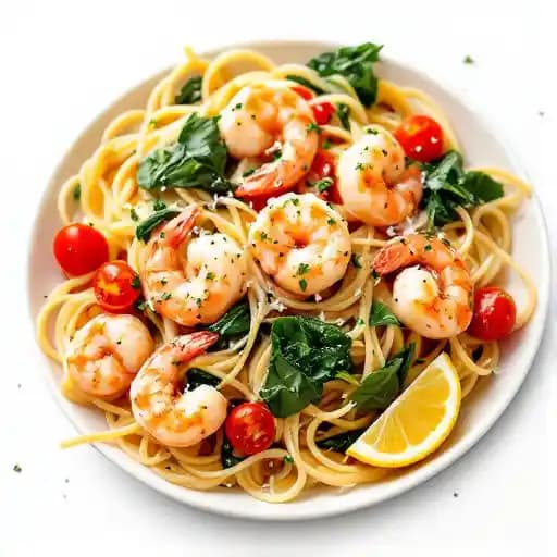 Lemon Garlic Shrimp Scampi
