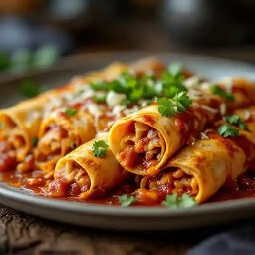 Cheese & Onion Enchiladas