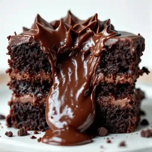 Choc’late Lovin’ Spoon Cake recipe served on a plate, by Bandana's Bar-B-Q Evansville IN Choc’late Lovin’ Spoon Cake recipe served on a plate, by Bandana's Bar-B-Q Evansville IN
