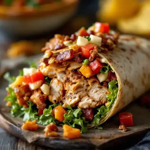 Half Southwest Grilled Chicken Wrap