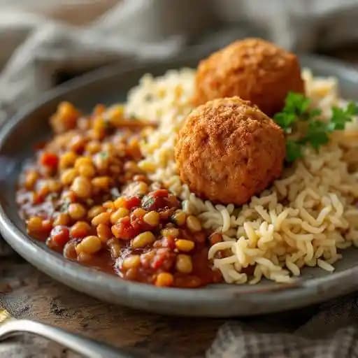 Boudin Balls with Jambalaya