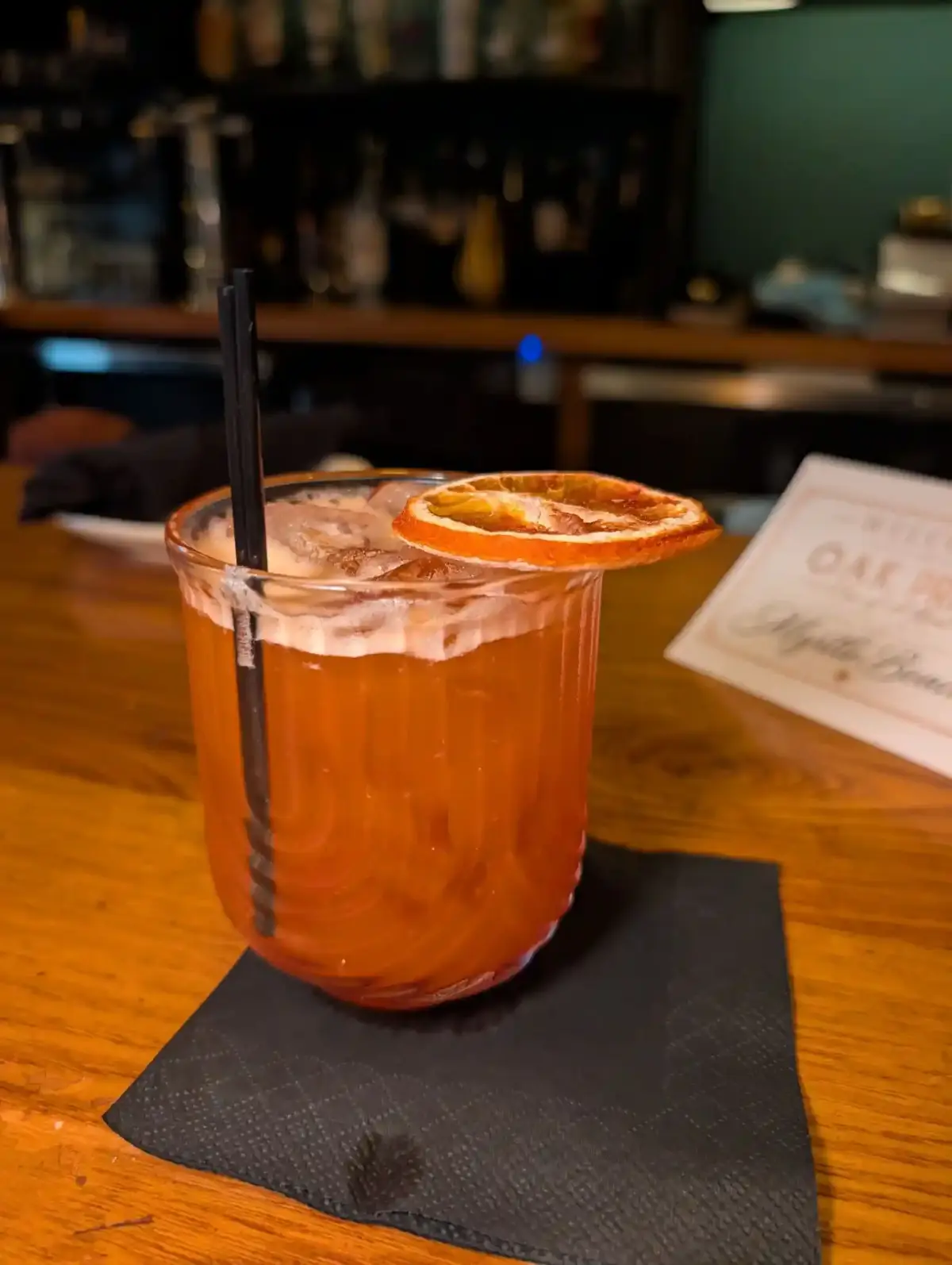 I Only Smoke When I Drink recipe served on a plate, by O.A.K. Prime Kitchen and Bar I Only Smoke When I Drink recipe served on a plate, by O.A.K. Prime Kitchen and Bar