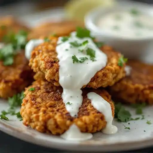 Fried Green Tomatoes recipe served on a plate, by Biscuit Belly - Nulu Fried Green Tomatoes recipe served on a plate, by Biscuit Belly - Nulu