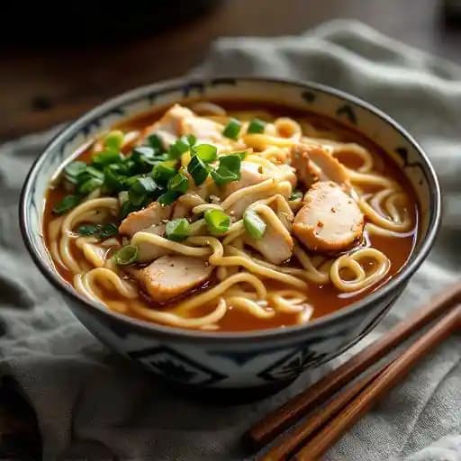 Chicken Hot Pot Udon Soup