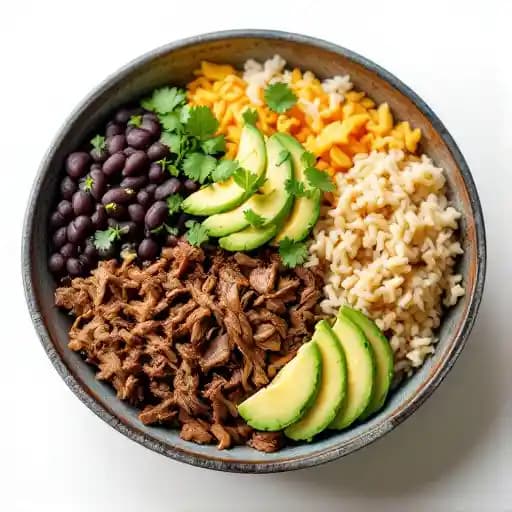 Pabellon Criollo recipe served on a plate, by Heaven Restaurant Market Pabellon Criollo recipe served on a plate, by Heaven Restaurant Market