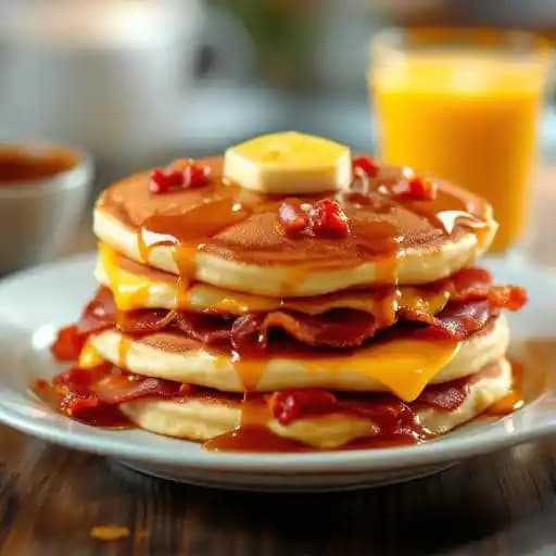 Big Breakfast® with Hotcakes and Bacon