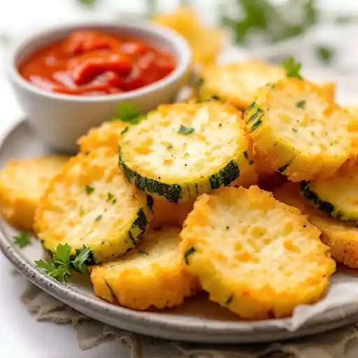 Zucchini Fritti recipe served on a plate, by Manalú Italian Restaurant Zucchini Fritti recipe served on a plate, by Manalú Italian Restaurant
