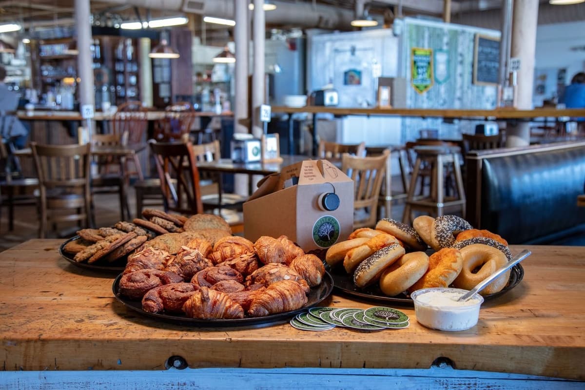 Catering Spread recipe served on a plate, by BirchTree Bread Company Catering Spread recipe served on a plate, by BirchTree Bread Company