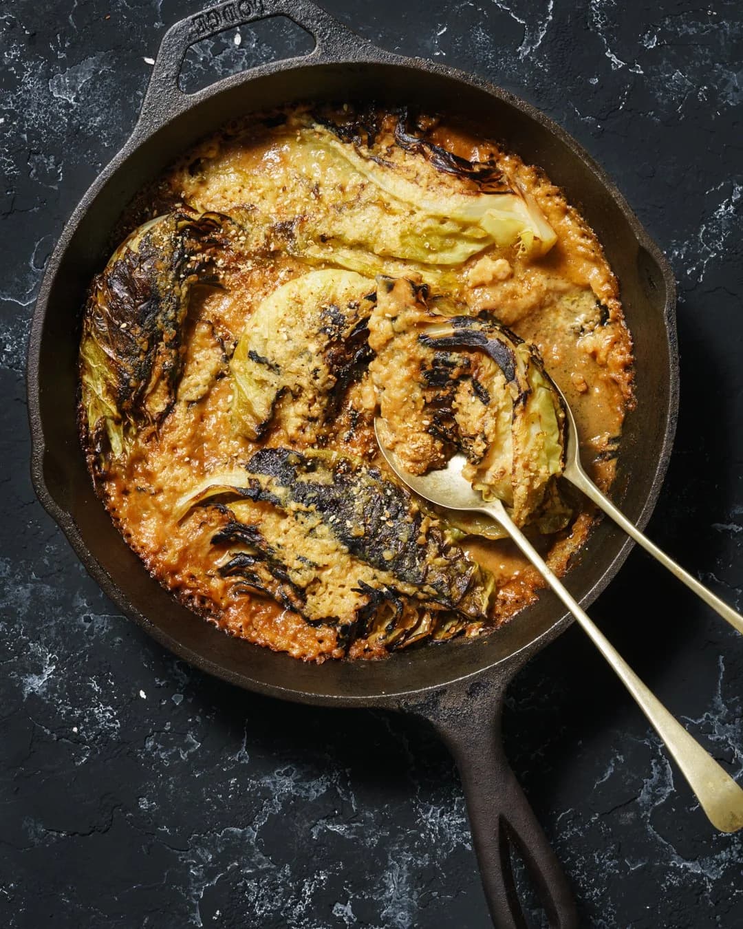 Charred Savoy Cabbage recipe served on a plate, by Nightingale Charred Savoy Cabbage recipe served on a plate, by Nightingale