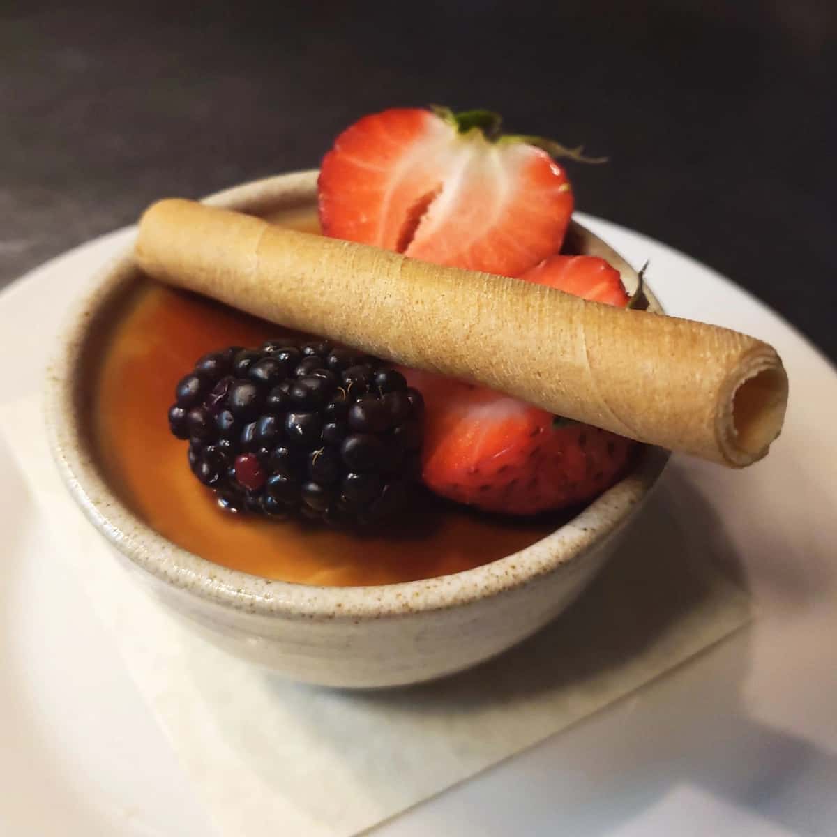 Panna Cotta recipe served on a plate, by Bettola Bistro Panna Cotta recipe served on a plate, by Bettola Bistro