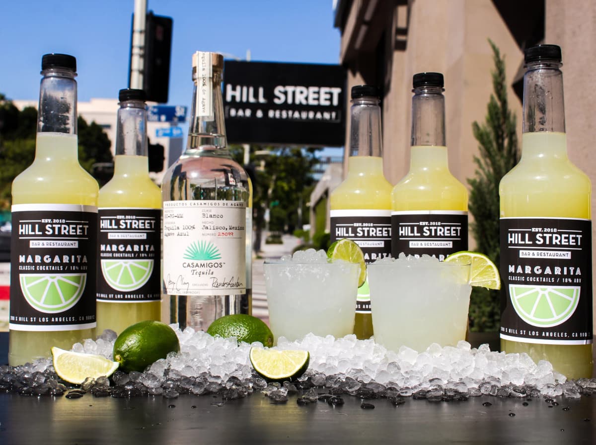 Margarita recipe served on a plate, by Hill Street Bar & Restaurant Margarita recipe served on a plate, by Hill Street Bar & Restaurant