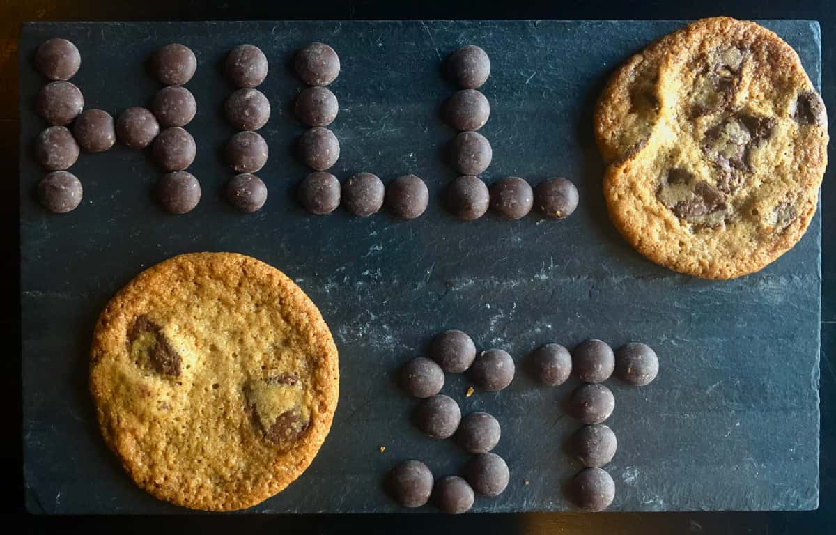 HillStCookies recipe served on a plate, by Hill Street Bar & Restaurant HillStCookies recipe served on a plate, by Hill Street Bar & Restaurant