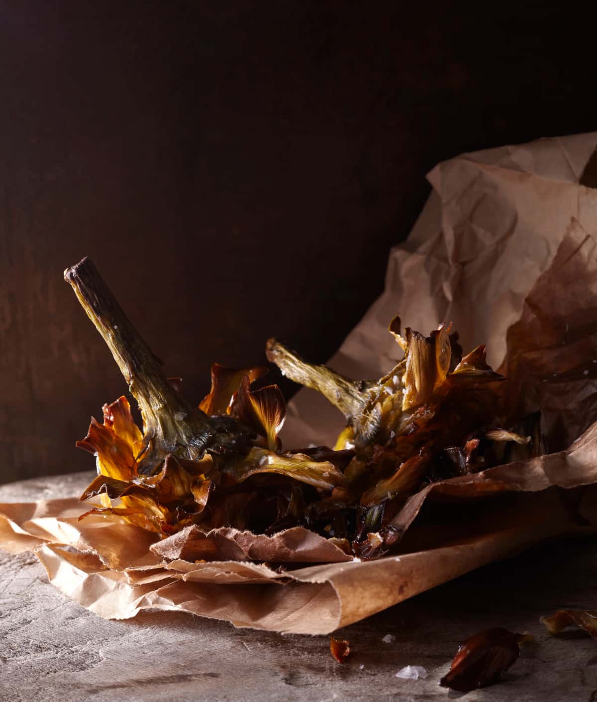 Fried Artichokes recipe served on a plate, by Via Carota Fried Artichokes recipe served on a plate, by Via Carota