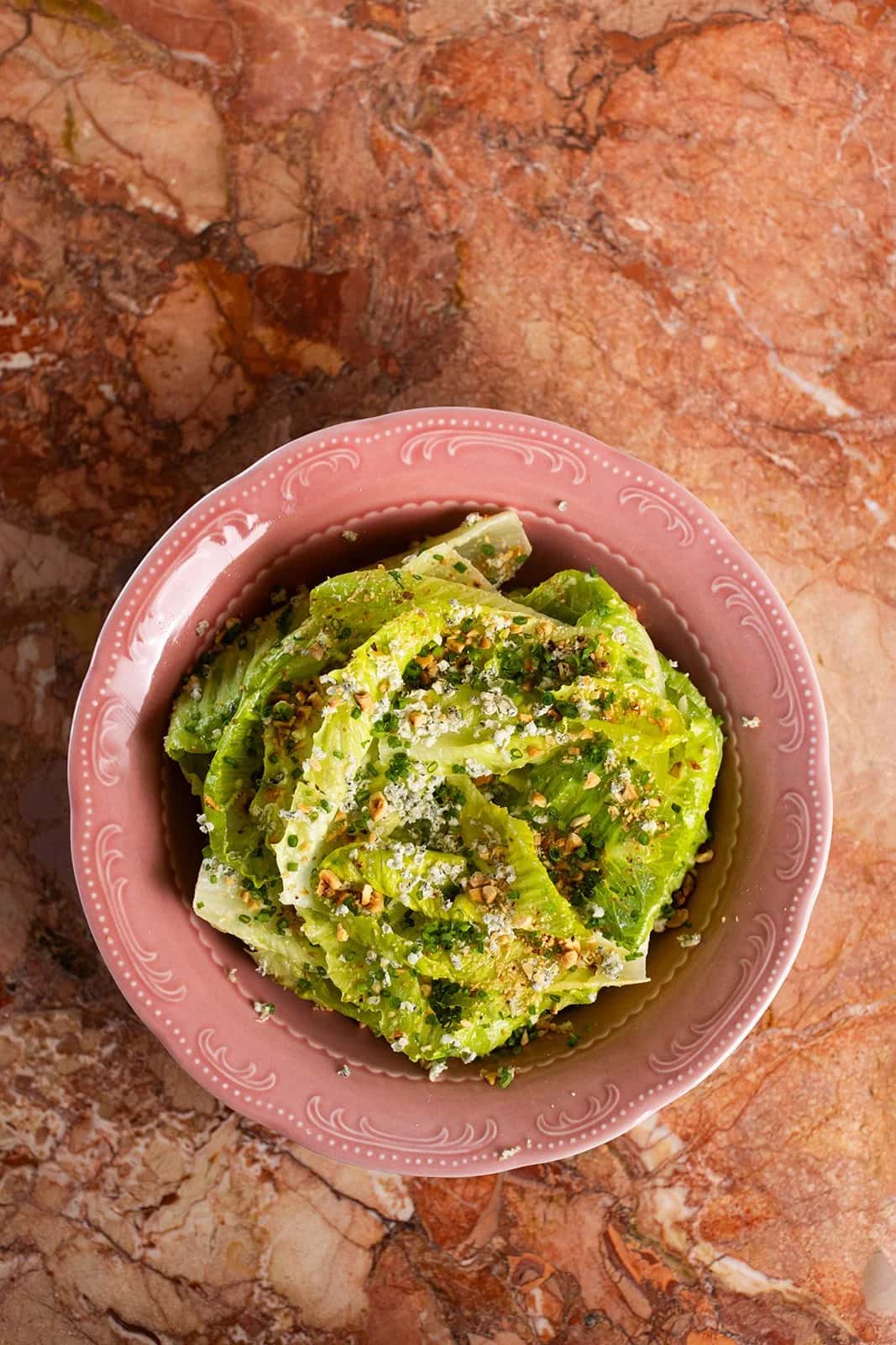 ROMINI SALAD recipe served on a plate, by ALL ROADS Pinseria + Enoteca ROMINI SALAD recipe served on a plate, by ALL ROADS Pinseria + Enoteca