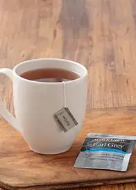 Hot Tea recipe served in a glass, by la Madeleine Hot Tea recipe served in a glass, by la Madeleine