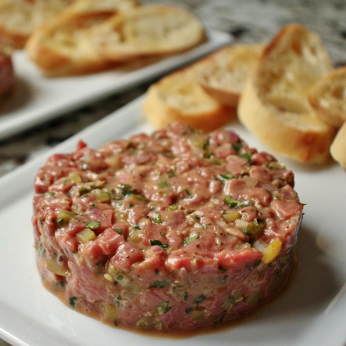 Steak Tartare recipe served on a plate, by Joe Fortes Steak Tartare recipe served on a plate, by Joe Fortes