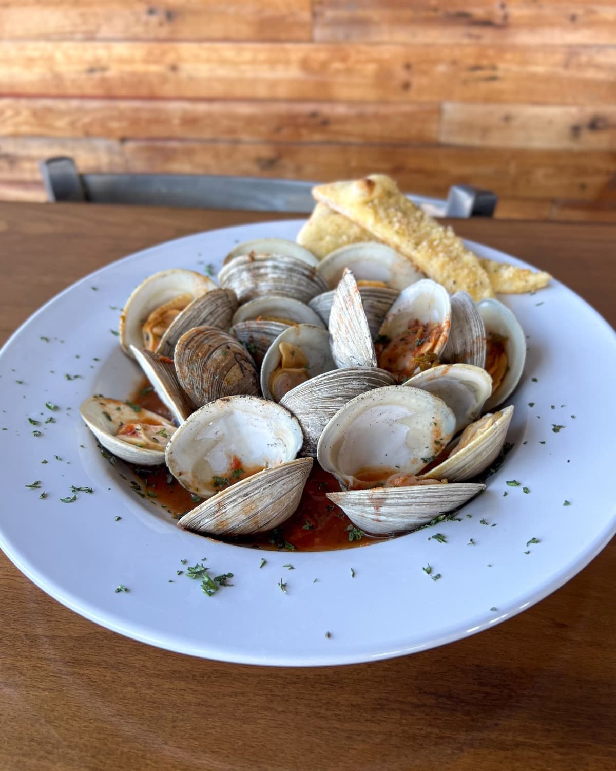 Wood Fired Steamed Clams