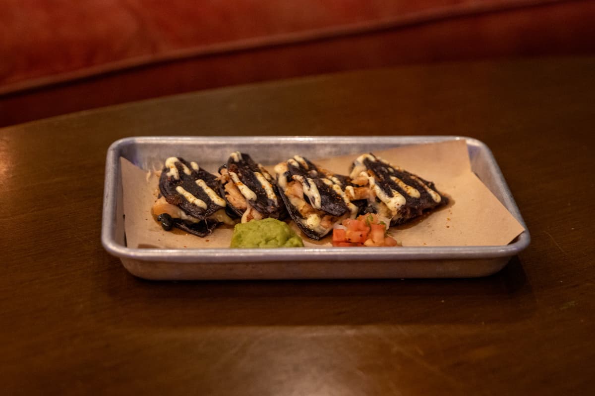 Blue Corn Smoked Chicken Quesadilla