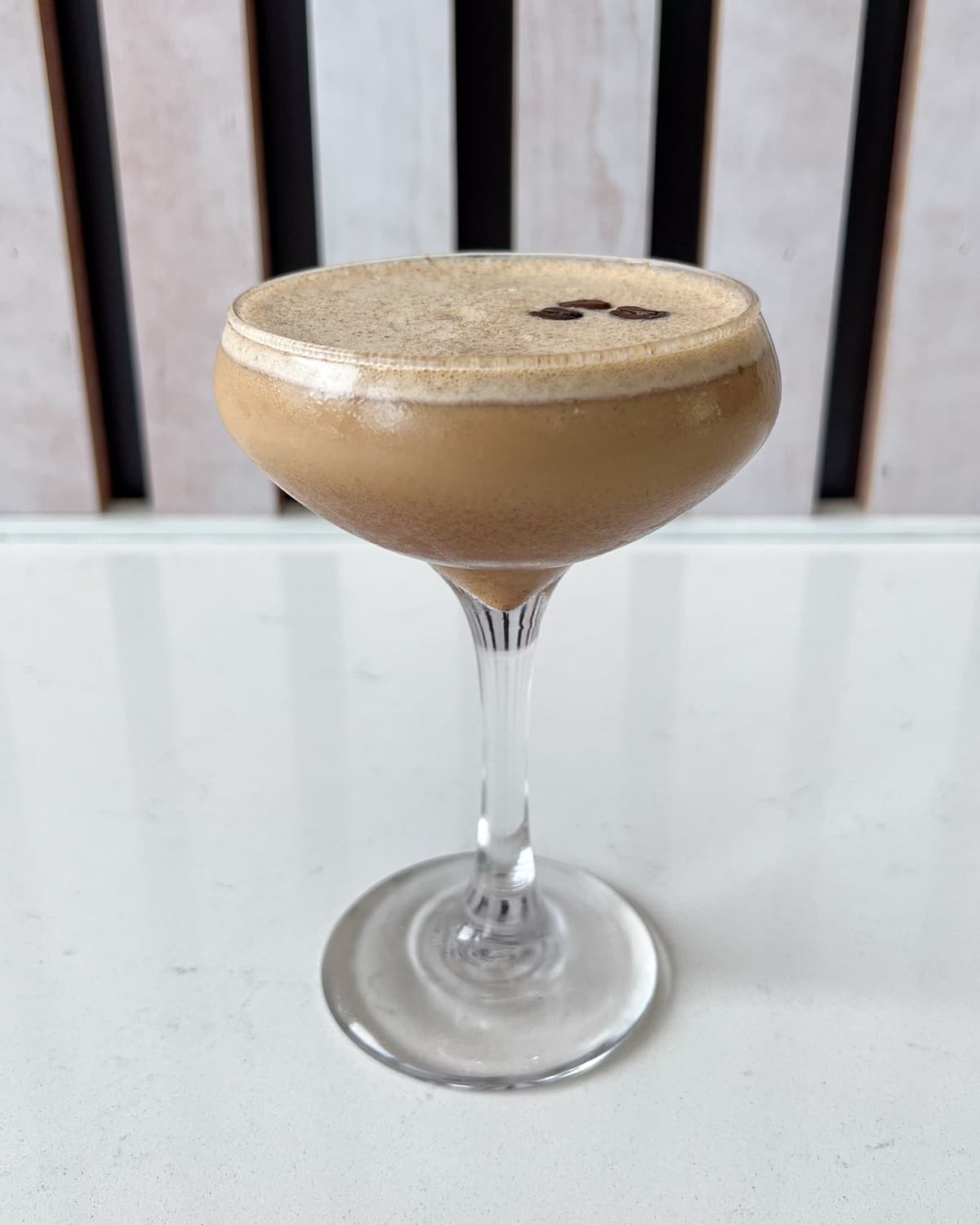 Cinnamon Espresso Martini recipe served on a plate, by Bella Ciao Cinnamon Espresso Martini recipe served on a plate, by Bella Ciao