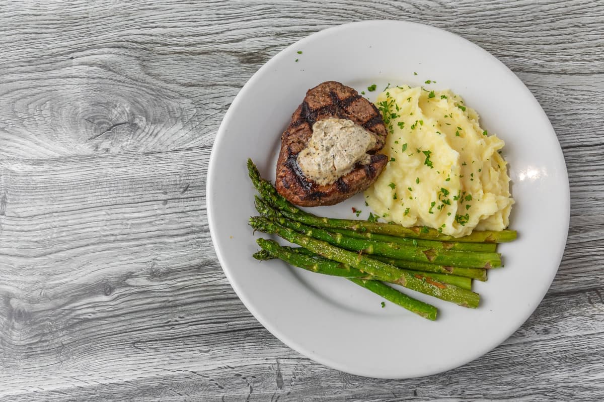 Filet Mignon recipe served on a plate, by O'Connor's Restaurant & Bar Filet Mignon recipe served on a plate, by O'Connor's Restaurant & Bar