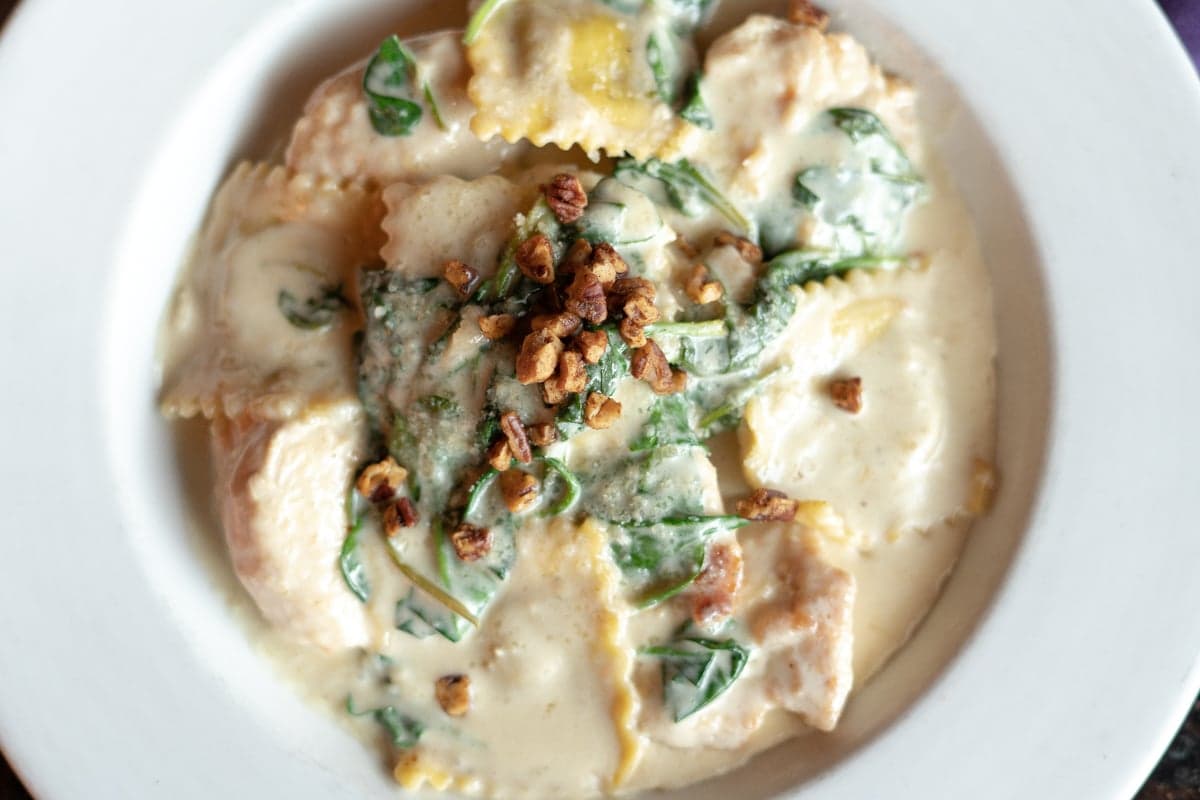 chicken frangelico recipe served on a plate, by Joey's Bar & Grill chicken frangelico recipe served on a plate, by Joey's Bar & Grill