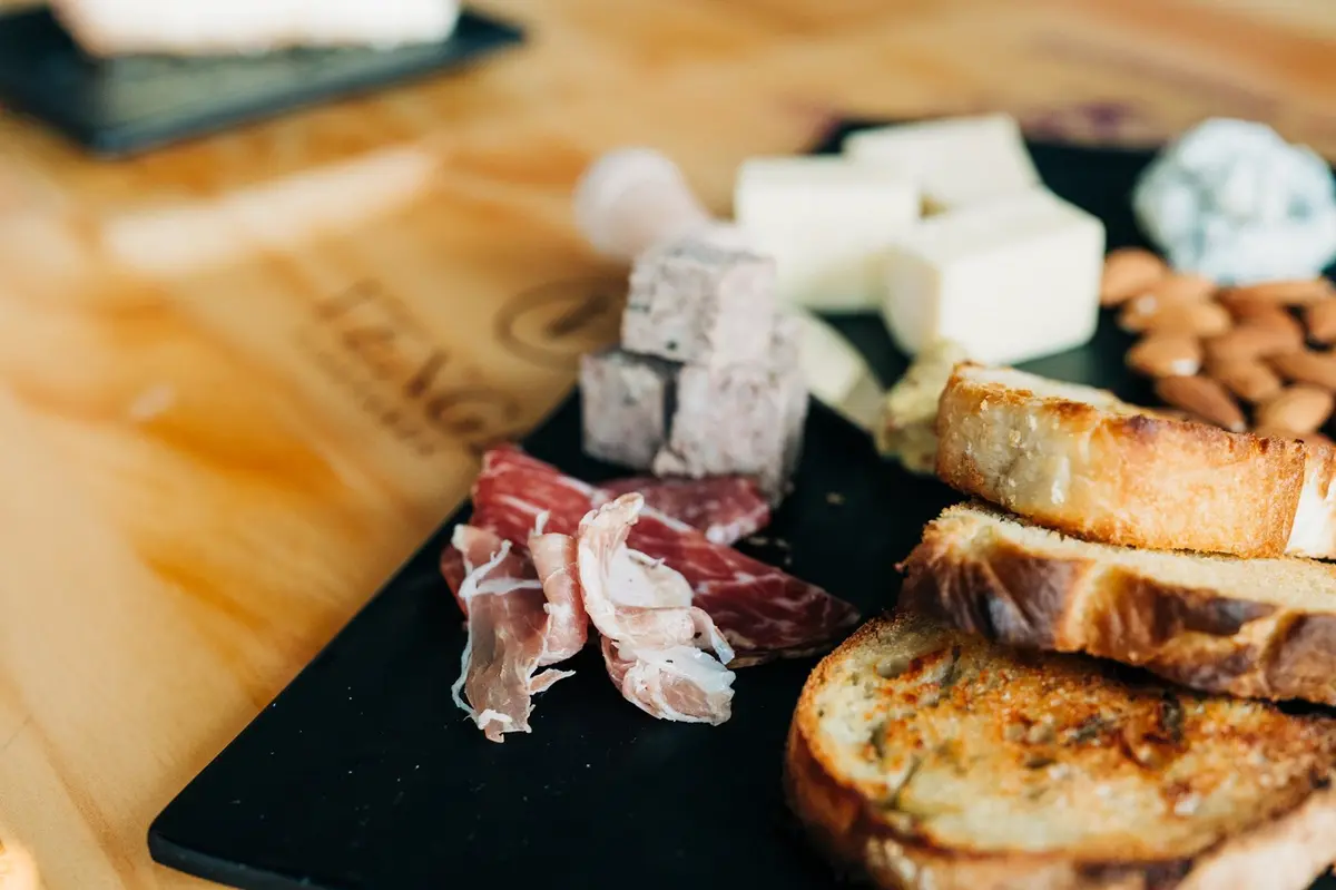 bread and bacon