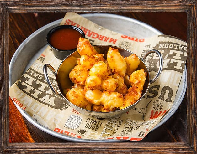 Cheese Curds recipe served on a plate, by Wild Bill's Sports Saloon - DT St. Paul Cheese Curds recipe served on a plate, by Wild Bill's Sports Saloon - DT St. Paul