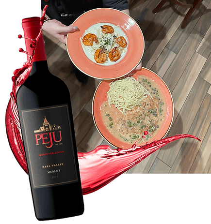 Napa Valley recipe served on a plate, by Baci Bistro Napa Valley recipe served on a plate, by Baci Bistro