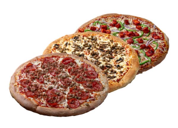 3 Small Signature Pizzas recipe served on a plate, by HellCrust Pizza- Burnaby Heights Hastings Street 3 Small Signature Pizzas recipe served on a plate, by HellCrust Pizza- Burnaby Heights Hastings Street