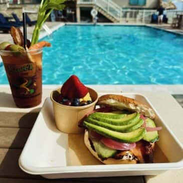 kiwis-food-by-pool recipe served on a plate, by Kiwi's Tiki Hut kiwis-food-by-pool recipe served on a plate, by Kiwi's Tiki Hut