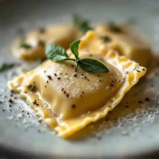Smoked Duck Ravioli