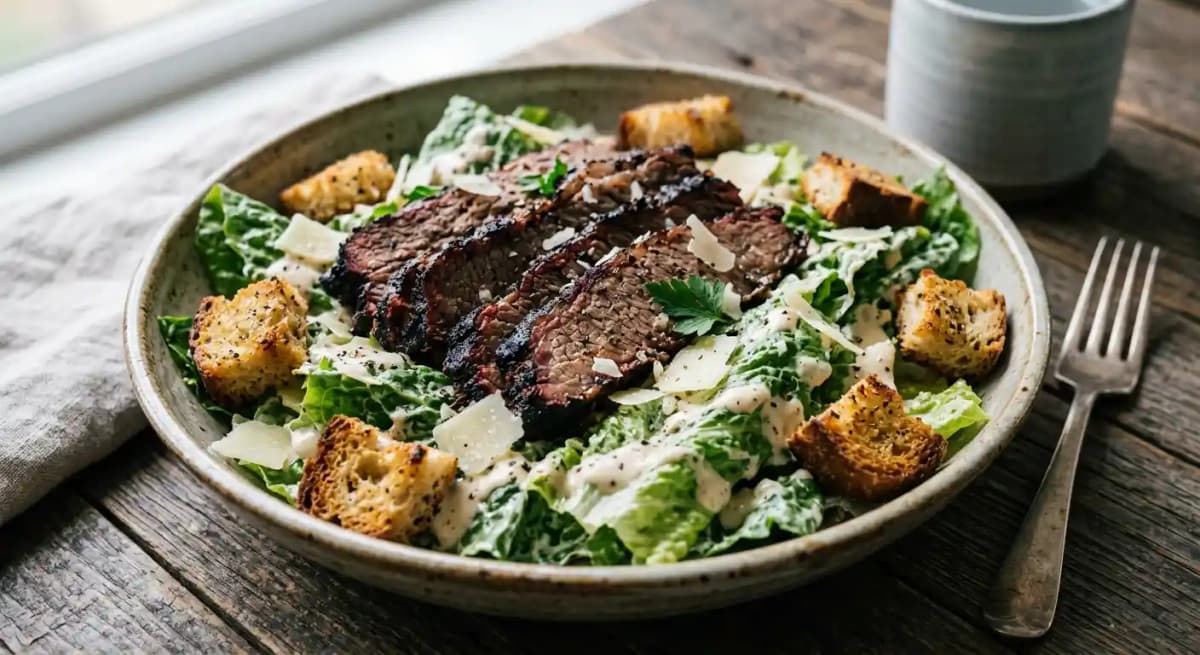 Brisket Caesar Salad