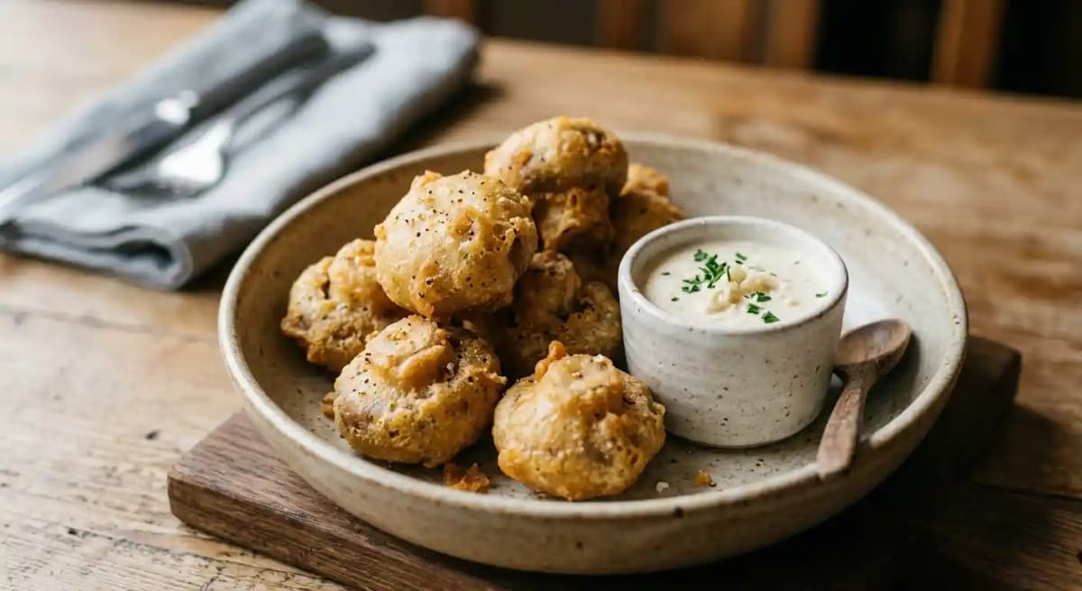 Beer Battered Mushrooms