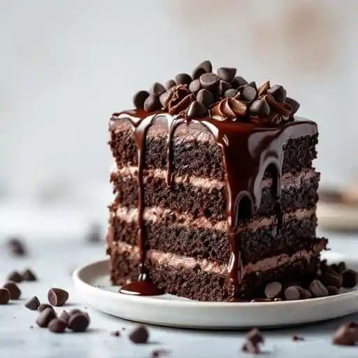 Mile High layered Chocolate Cake