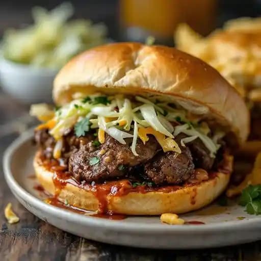 BRAISED LAMB PO' BOY