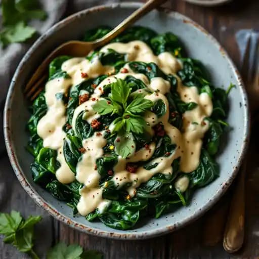 SPICY CREAMED SPINACH
