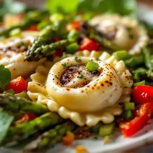 Portobello Mushroom Ravioli Salad