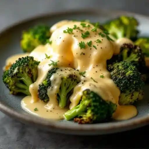 ROASTED BROCCOLI & HOLLANDAISE