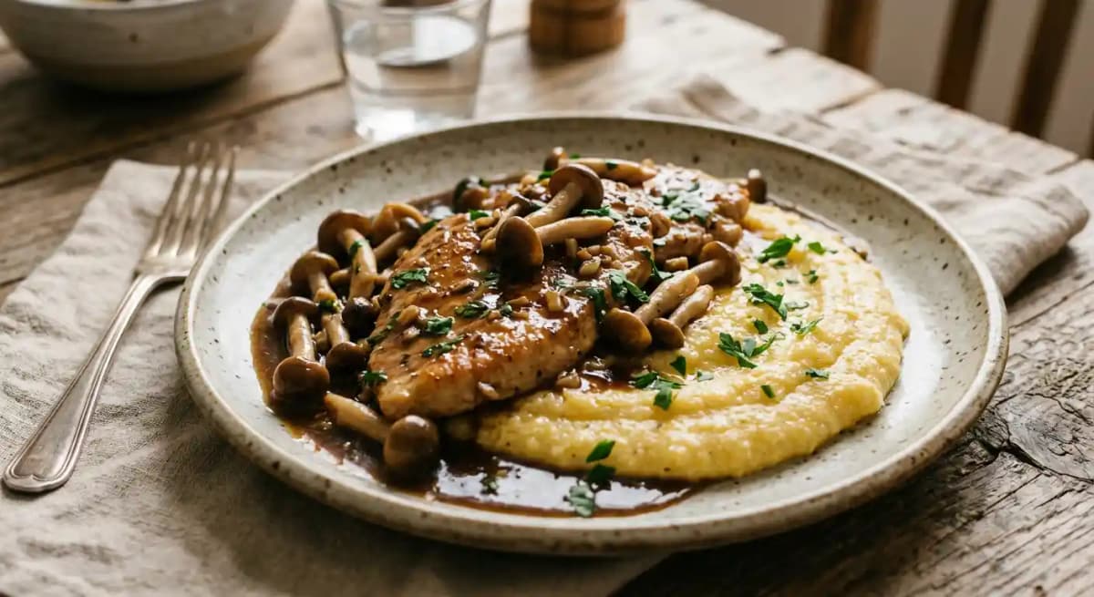 Pollo ai Funghi e Marsala