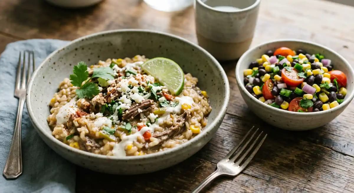 Southwestern Beef Risotto