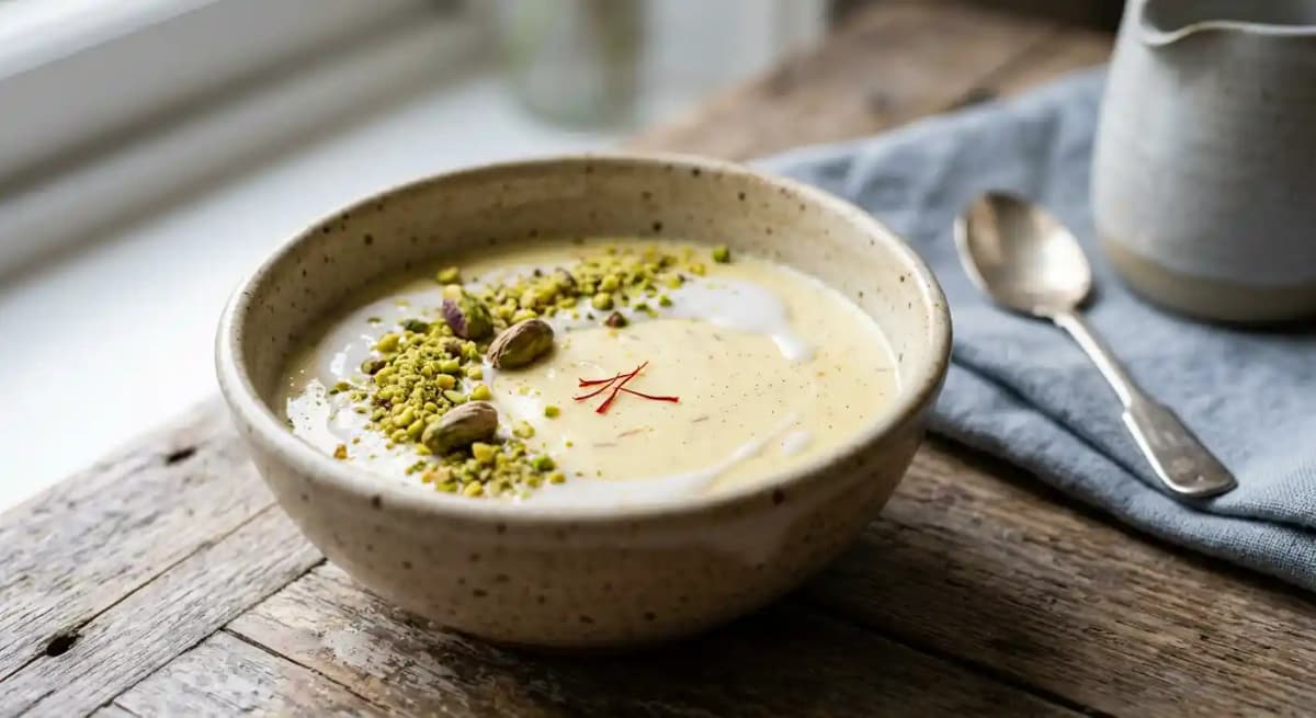 Coconut & Saffron Panna Cotta