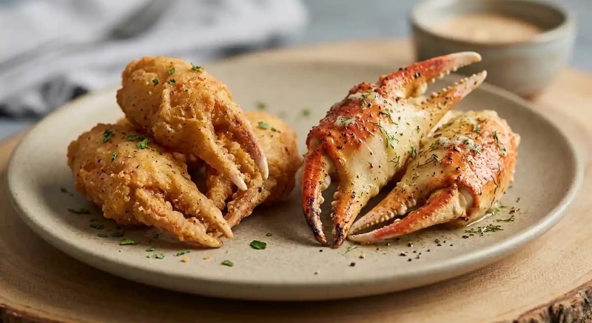 CRAB CLAWS FRIED OR BROILED LARGE OR SMALL