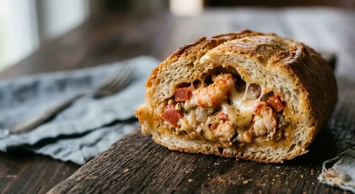 New Orleans Crawfish Bread